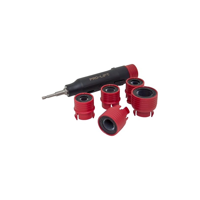 Pro-Lift 7-Piece Automotive Wheel Stud Cleaner Tool Set for Removing