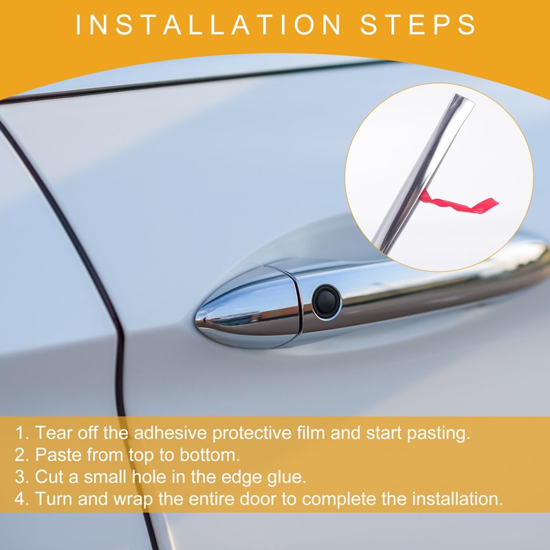 Partuto 1 Pc 16.40Ft 5m Universal Car Door Edge Protective