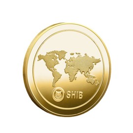 HARPIMER Shiba Inu Coin Shiba Coin Dogecoin Commemorative Coin Three-Dimensional Colour Coin Collector's Edition