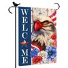Independence Day Garden Flag | Patriotic Welcome Flag,Patriotic Eagle Flags