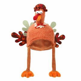 Ypser Turkey Hat for Thanksgiving Day Turkey Costume Party Accessory, Role Play, Carnival, Cosplay