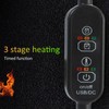 Heated Mouse Temperature Adjustable Timing 1600DPI USB Plug in Heat