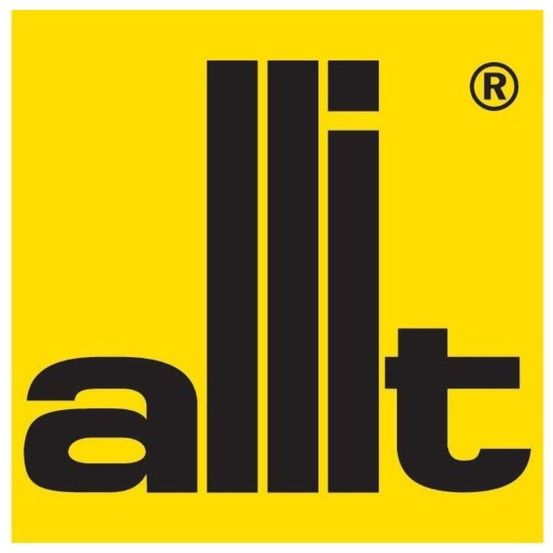 Allit 456786 Slide Snap/Hinge Lock for Eurobox, Grey/Red, Set of