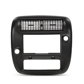 DOTCOM Center Dashboard Radio Panel AC Heater Vent Trim Fit For Ford Ranger 1997-2006/Fit Ford Explorer 1997 1998 1999 2000 2001/Fit 2WD Models w/o Fog Light Lamps 5L5Z1004302JAA