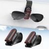 Veharvim Sunglass Holder for Car (One-Handed-Operation, Gentle & Secure Hold,