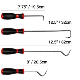 VViViD REV Car Hook Hose Removal Set, Long Reach, 4pcs, O-Ring & Seal Remover