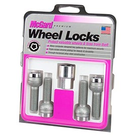 28017SU Wheel Lock Bolts SU M14 x 1,5, radius seat, shaft length 45,0 mm, Overall length 65,7 mm, Hex size 17mm, Key diameter 25,8 mm