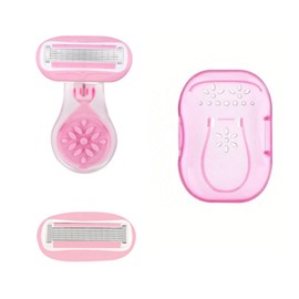DEEPSUN whipped moisturizing bar 5-blade mini hair removal razor main product + refill + case, 2 pieces, 1 piece, razor blade / DEEPSUN 휘핑보습바 5중칼날 미니 제모 면도기 본품 +리필+케이스, 2개, 1개입, 면도날