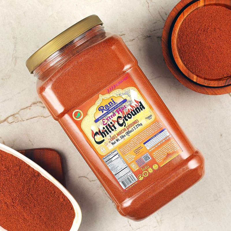 Rani Extra Hot Chilli Powder Indian Spice 80oz (5lbs) 2.27kg