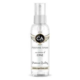 CA Perfume Impression of Calvin K. One For Women & Men Replica Version Fragrance Dupes Concentrated Long Lasting Eau de Parfum Spray Refillable Atomizer Bottle2 Fl Oz/60ml-X1