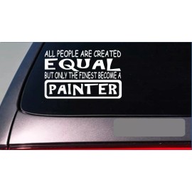 EZSTIK Painter equal Sticker *G702* 8" vinyl paintbrush roller tape trim brush
