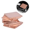 Dpofirs 10 Pcs Copper Shim, Copper Sheet Shim Piece Heatsink,