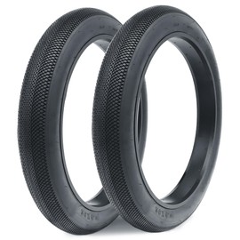 MAKELEN 2 Pack Fat Bike Tire 20"x4" E-Bike Tire Compatible Replacement Bicycle Tire for Mountain Snow and Beach Bike Black