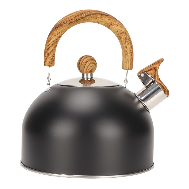 2.5L Stainless Steel Kettle Rustproof Prevent Scalding Whistling Teapot Tea