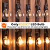25Pack G40 Clear Glass Led Replacement Bulbs, 1.5W Equivalent 15W,