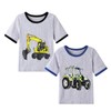 Smazero Little Boys Tractor Pyjamas Sets Cotton Short Sleeve Summer