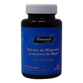 Naturex Citrato De Magnesio/lecitina De Soya Bote C/30 Cáps. 1.82 G.