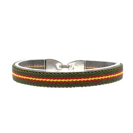BDM Green Guardia Civil Spain Flag Elastic Bracelet for Men and Women Choose Your Size, Fabric