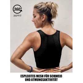 Funyco Trans Women's Binder, Updated Setting 90% Latex-Containing Chest Binder with Zip Front, Half Chest Binder for Tomboy, Transgen, FTM, Comfortable, Breathable and Adjustable, black