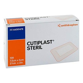 CUTIPLAST Sterile Wound Dressing 5 x 7.2 cm Pack of 100