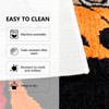 APROPHIC Halloween Bath Mat Non-Slip, Black Cat Ghost Pumpkin Super