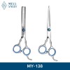 MISS SALLY Barber Scissors 6.6" Hair Thinning Shears 30 Teeth