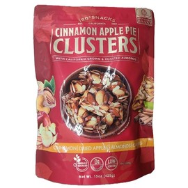 180 Snacks Cinnamon Apple Pie Snack Clusters, Low Sodium - 15 Ounces