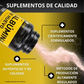 Albumina De Huevo En Polvo Pura Al 100% 1200g Nutricion 2000