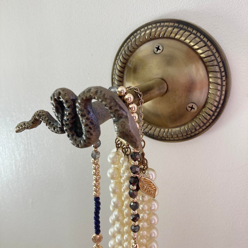 Animal Hook, Curtain Hold Back, Tie Back, Jewellery Hook, Antique