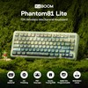 KiiBoom Phantom81 Lite 75% Gasket Mechanical Keyboard, QMK&VIA Programmable, 3
