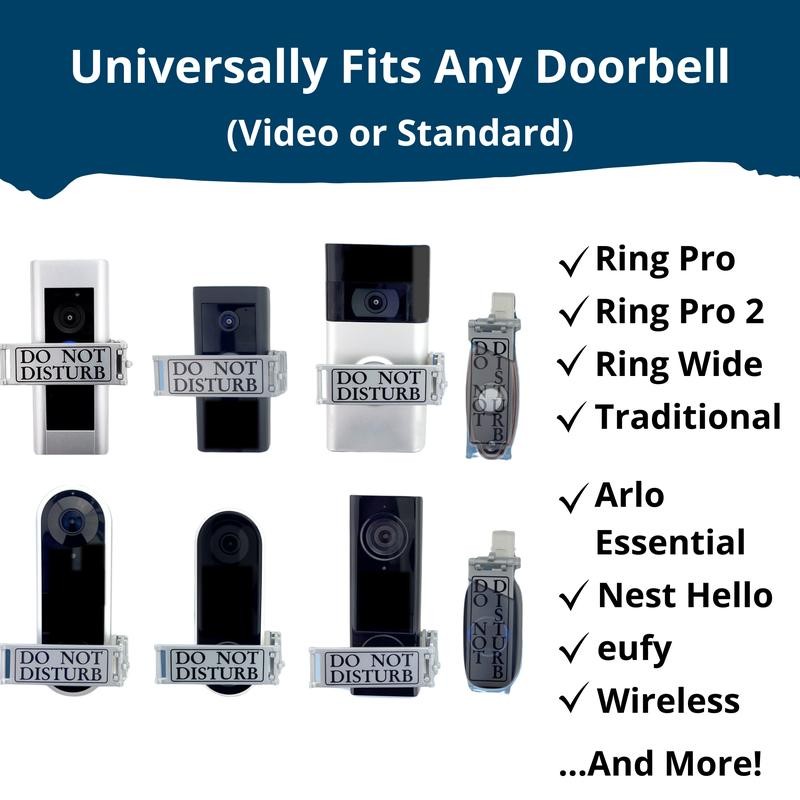 Nap Guardian Doorbell Cover that Rotates from DO NOT DISTURB