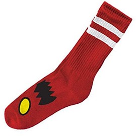 Toy Machine Men's Sock - (1 Pair) (One Size, Monster Face Red)