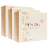 Cottonin floral cotton pads, 250 pieces, 3 pieces / 코튼인 꽃무늬 화장솜, 250개입, 3개