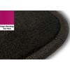 Hot Pink Edge Custom Fit Front & Rear Carpet Floor