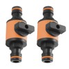 2pcs Quick Release Connectors and Fittings for Hozelock, Shut-Off Hosepipe