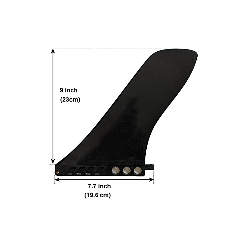 9" Center Fin (Hard) Hard Fin for Longboard SUP airSUP