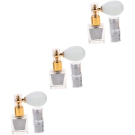 Angoily 3 Juegos De Iluminadores Maquillaje Cuerpo Purpurina Espray Purpurina Brillante Para El Cabello Uñas Y Fiestas De Navidad.