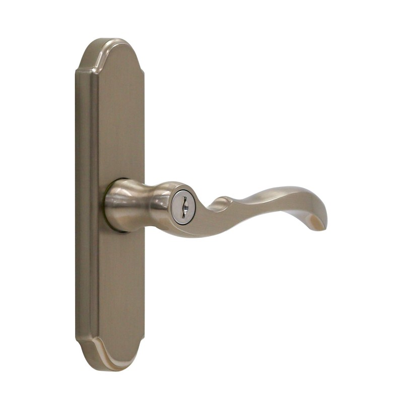 Larson Certified Storm Door M2 Mortise Brushed Nickel Handle Set,