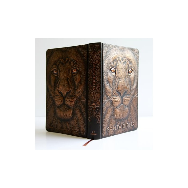 Biblia RVR 1960 Letra Grande Tamaño Manual León de Judá