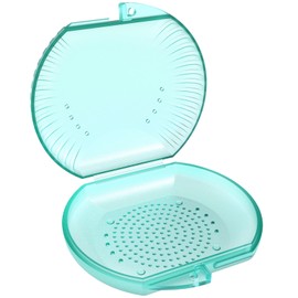 Retainer Case, ARGOMAX Aligner Case, Braces Box, 1 Piece Orthodontic Box (Cyan).