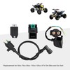 GOOFIT CDI Box Ignition Coil Solenoid Relay Voltage Regulator for