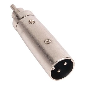 XLR MALE to MONO RCA MALE - Audio Adapter