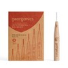 Georganics Beechwood Interdental Brushes ISO 0 (0.4mm) - Naturel and