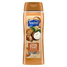 Suave Essentials Gentle Body Wash, Cocoa Butter & Shea, 18 oz, Expedite shipping