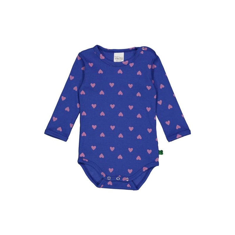 Fred's World by Green Cotton Baby Girl Heart L/S Body
