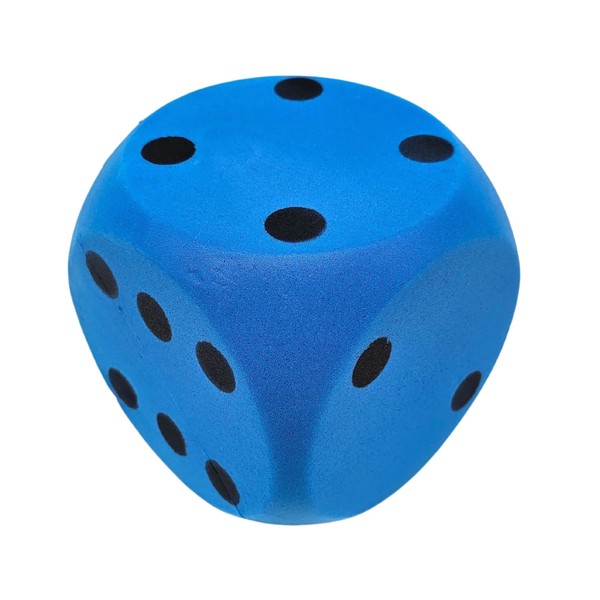alldoro 63108 Foam Dice in Blue, 15 x 15 cm,
