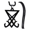 Tender Lihome Collar Dije Baphomet Satanas Sello Sigilo Satánico Negra