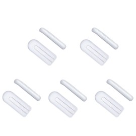 OOWLIT 5 Pairs of Clear Soft Anti-Slip Nose Pads for Oakley Eyeglasss Sunglass Frames 12mm x 5mm x 2mm