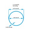 2 1/2 Inch Diameter Clear PVC Schedule 40 Pipe [Pipe