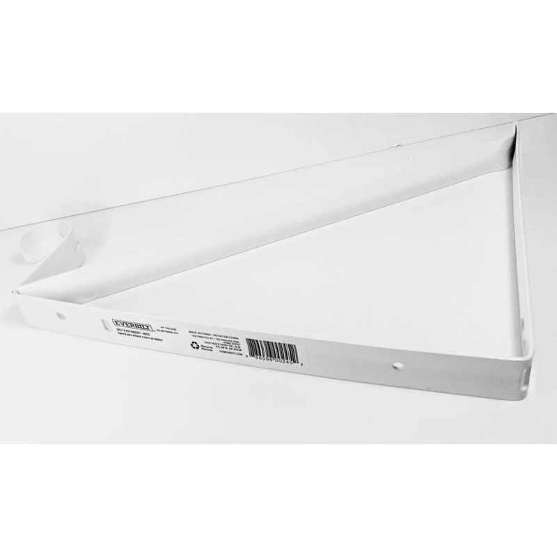 Everbilt 1 New Everbilt EH-WSTHOUSH-310 White Steel Closet Rod 14"